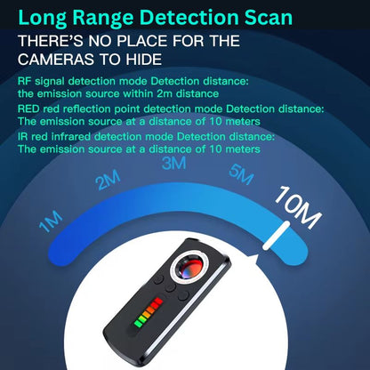 Smart Hidden Camera Detector with Multiple Detection Modes