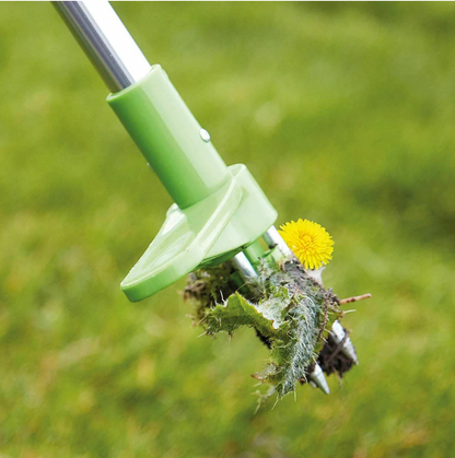 Standing Weed Root Puller with 36-Inch Handle and Foot Pedal