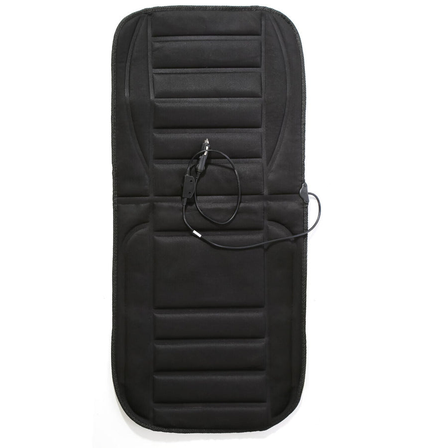 Heated Car Seat Cushion with 12V Plug 45 Watt Heating and Full Seat and Back Coverage