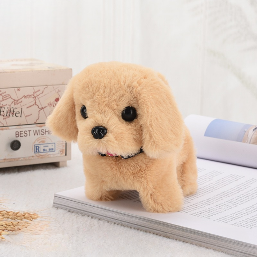 Sound Activated Walking Puppy Toy with Barking and Tail Wagging