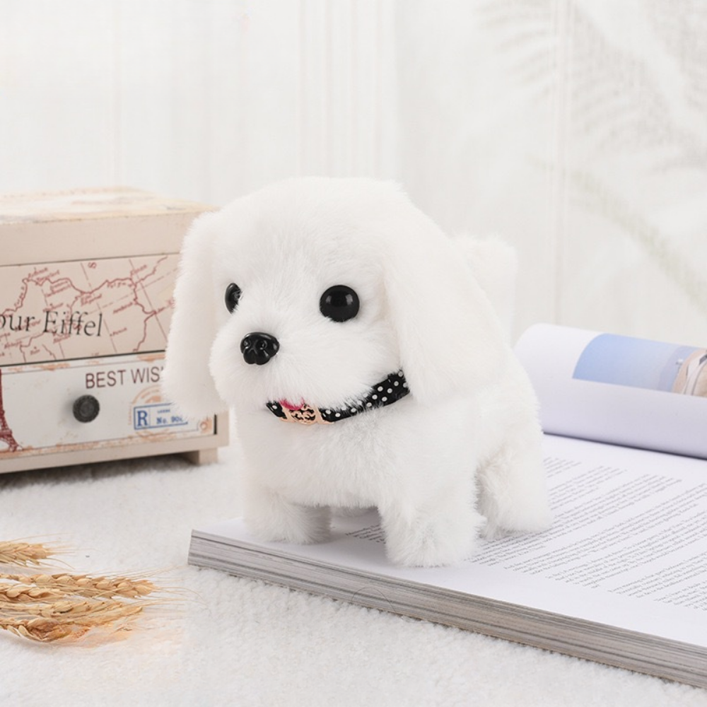 Sound Activated Walking Puppy Toy with Barking and Tail Wagging
