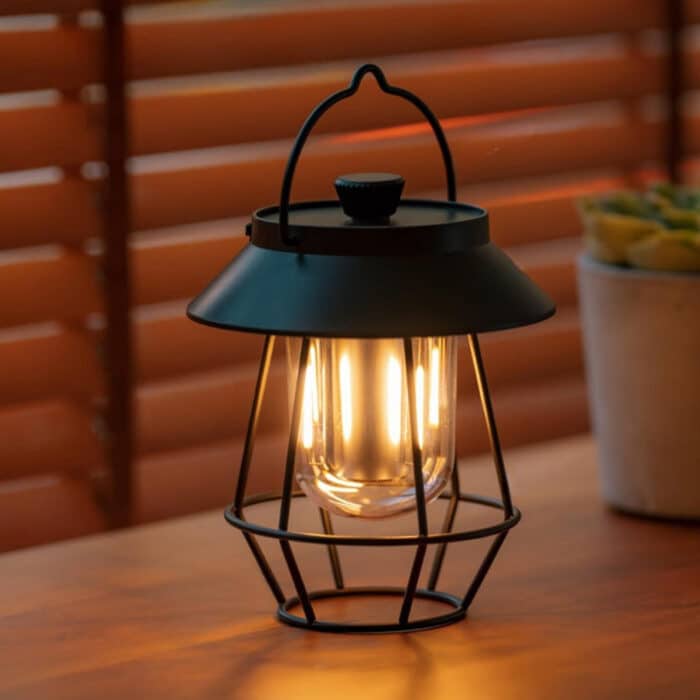 Cordless Rechargeable Table Lamp with Adjustable Color Temperature and 120 Hour Runtime for Dining