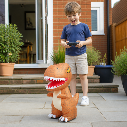 Inflatable T-Rex Dinosaur with Wireless Remote Control and Walking Motion