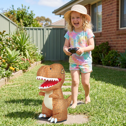 Inflatable T-Rex Dinosaur with Wireless Remote Control and Walking Motion