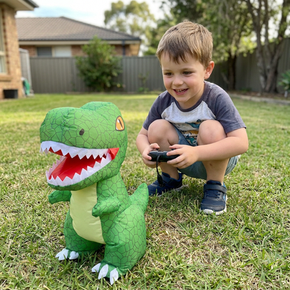 Inflatable T-Rex Dinosaur with Wireless Remote Control and Walking Motion