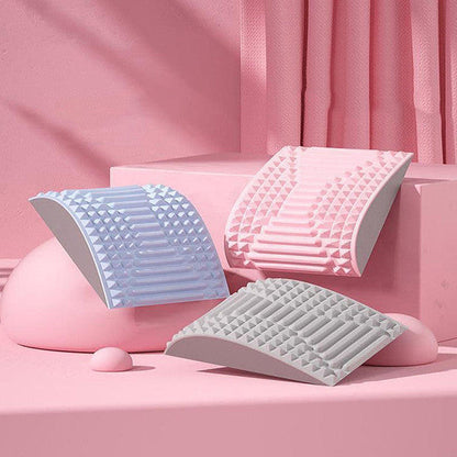Foam Back Stretching Cushion with 26 Degree Angle and Raised Surface Nodes for Resting