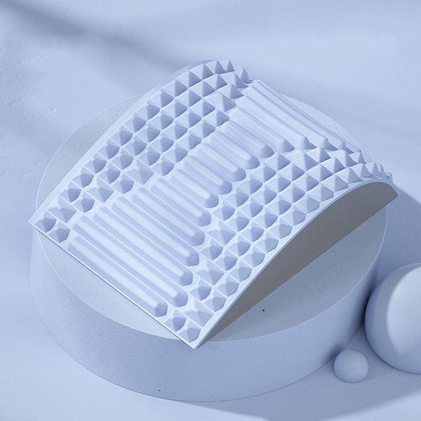 Foam Back Stretching Cushion with 26 Degree Angle and Raised Surface Nodes for Resting