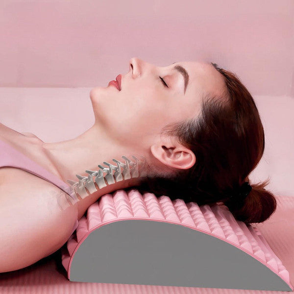 Foam Back Stretching Cushion with 26 Degree Angle and Raised Surface Nodes for Resting
