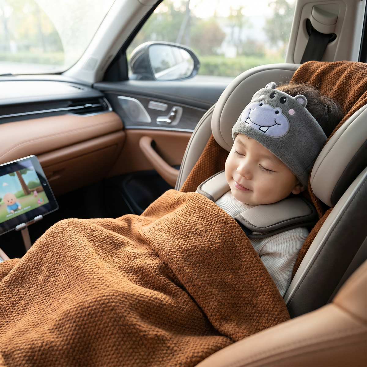 Soft Sleep Headband with Built in Wireless Speakers in Nine Animal Designs for Naps and Flights