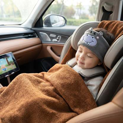 Soft Sleep Headband with Built in Wireless Speakers in Nine Animal Designs for Naps and Flights
