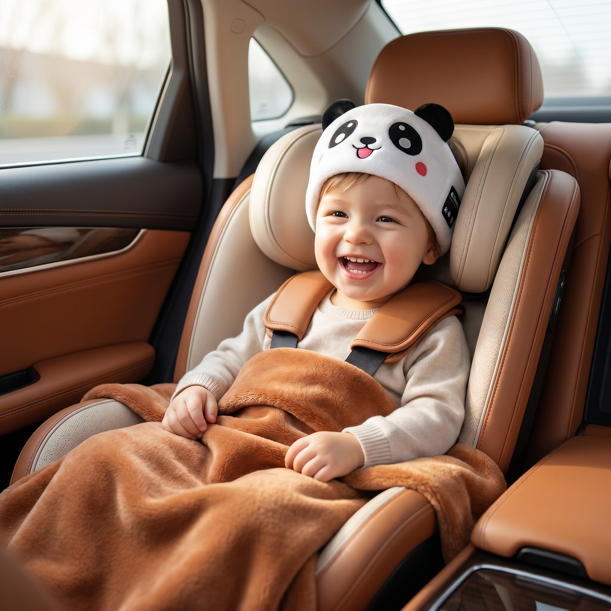 Soft Sleep Headband with Built in Wireless Speakers in Nine Animal Designs for Naps and Flights