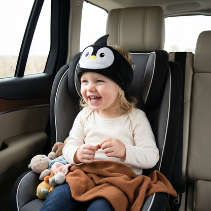 Soft Sleep Headband with Built in Wireless Speakers in Nine Animal Designs for Naps and Flights