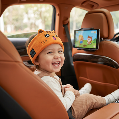 Soft Sleep Headband with Built in Wireless Speakers in Nine Animal Designs for Naps and Flights