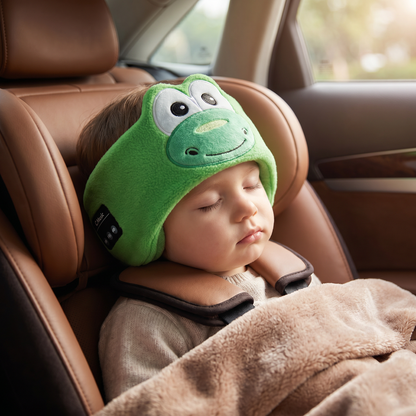 Soft Sleep Headband with Built in Wireless Speakers in Nine Animal Designs for Naps and Flights