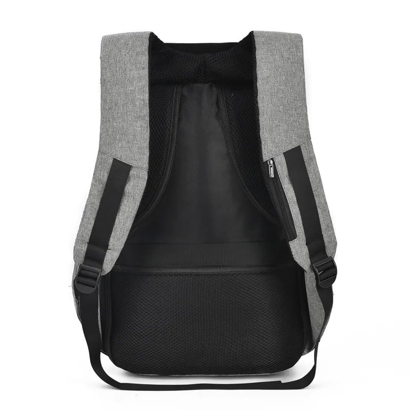 Anti-Theft Backpack with Rear Access and USB Charging Port, 14 Compartments
