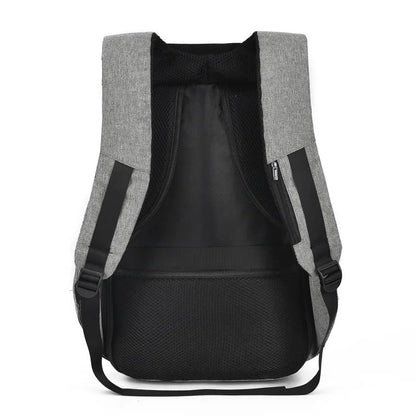 Anti-Theft Backpack with Rear Access and USB Charging Port, 14 Compartments