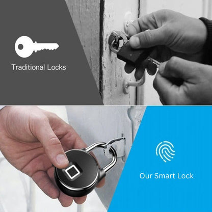 Smart Fingerprint Padlock with Bluetooth Access