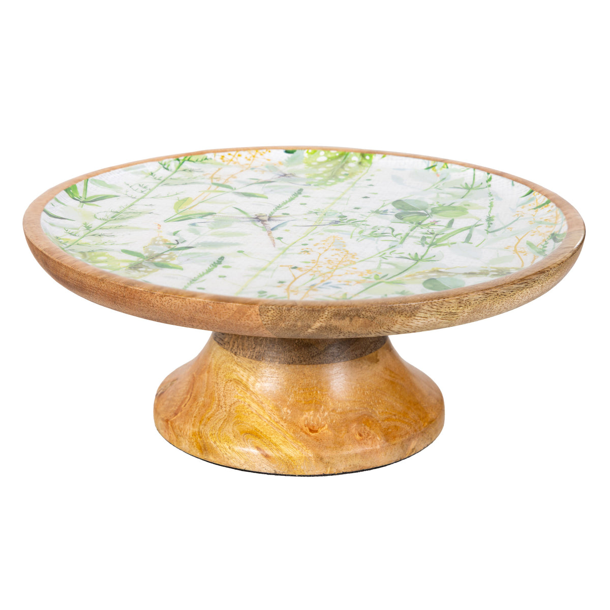 Round Cake Stand with Elevated Display Platform for Desserts and Pastries