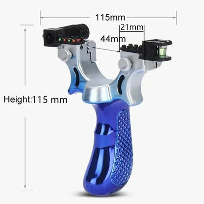 Laser Slingshot with Built-In Level and Anti-Slip Grip, Target Practice Tool
