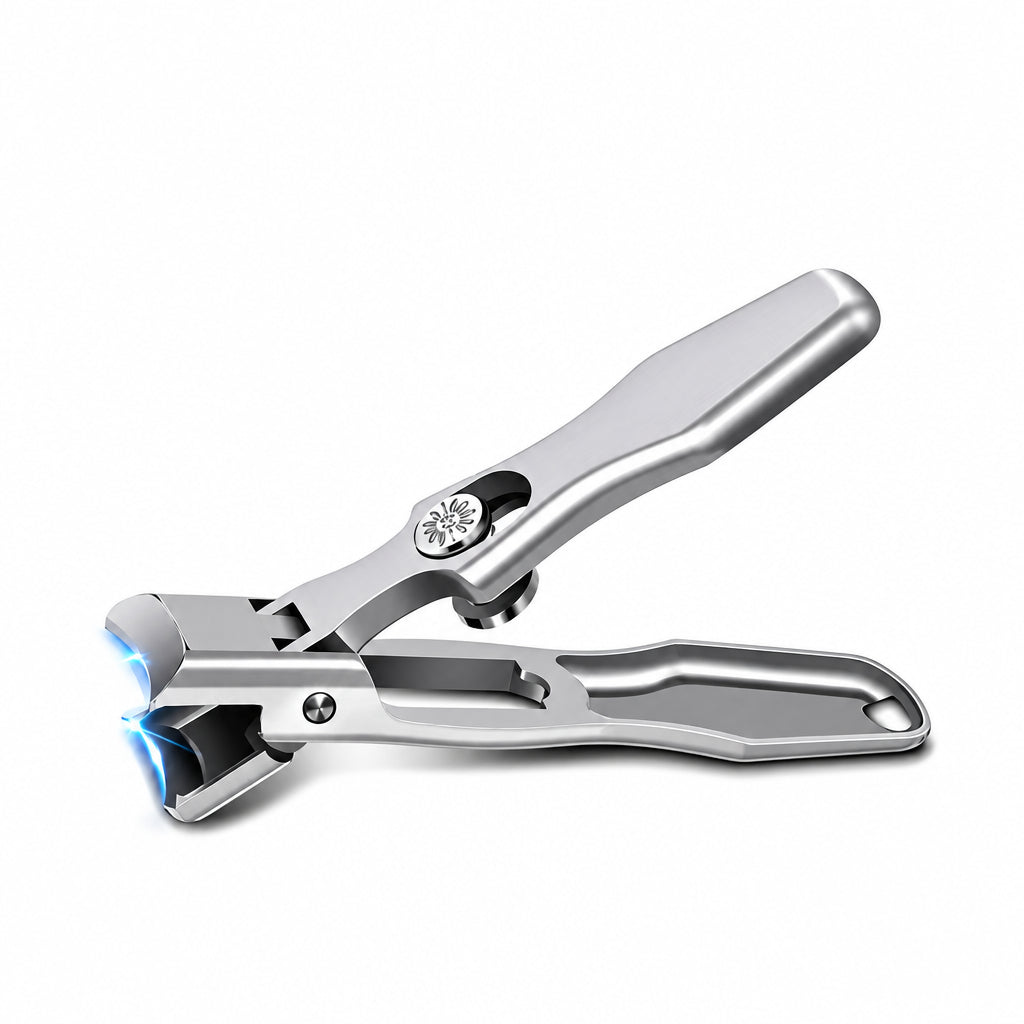 Stainless Steel Nail Clipper for Travel with Ergonomic Non Slip Handle and Pocket Size