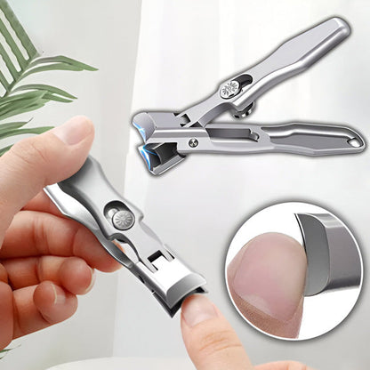 Stainless Steel Nail Clipper for Travel with Ergonomic Non Slip Handle and Pocket Size