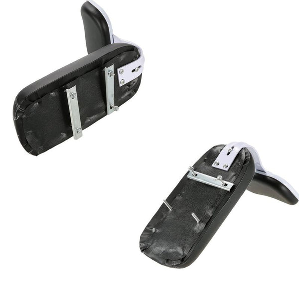 Rear Bike Seat with Padded Backrest and Quick Mount System for Luggage Rack