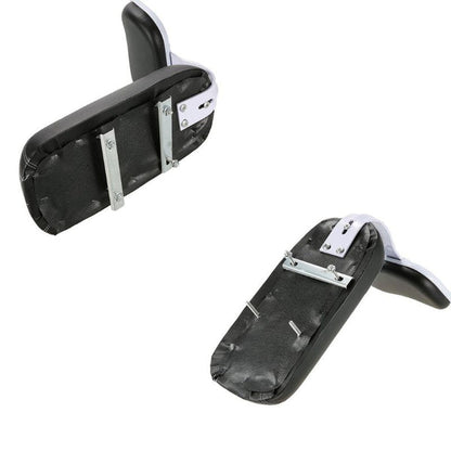 Rear Bike Seat with Padded Backrest and Quick Mount System for Luggage Rack