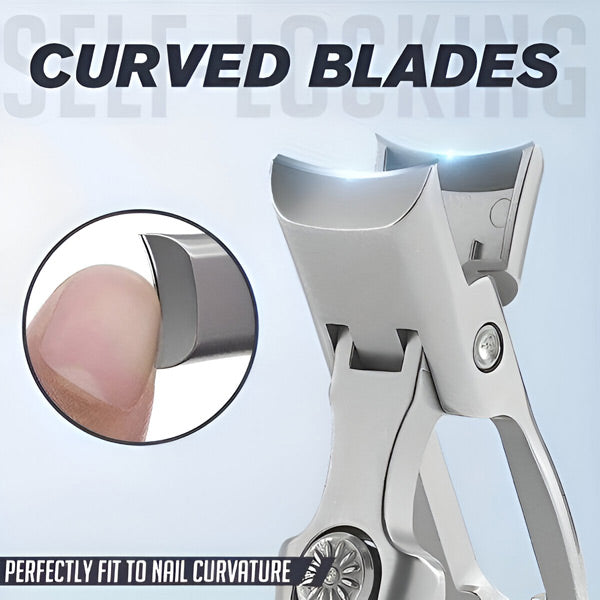 Stainless Steel Nail Clipper for Travel with Ergonomic Non Slip Handle and Pocket Size