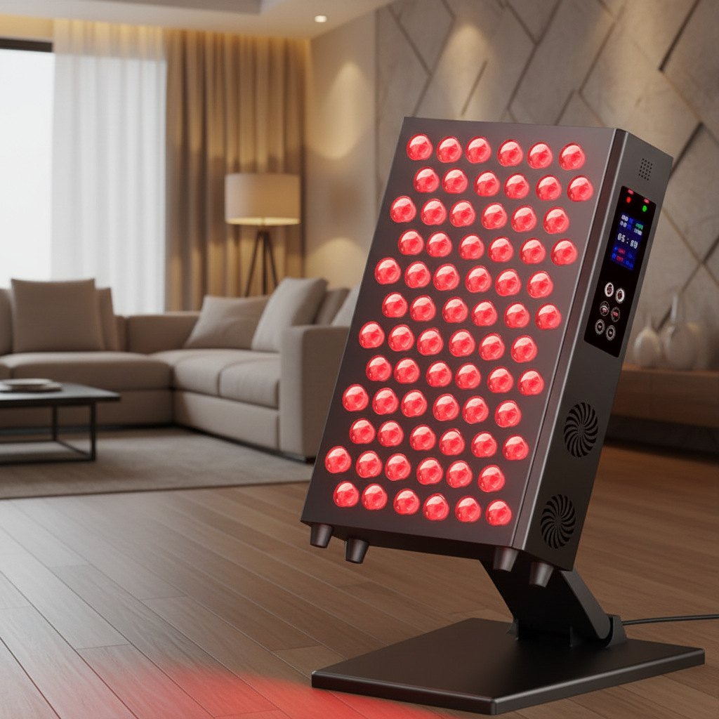 Red Light Therapy Panel with 660nm and 850nm Wavelengths for Facial and Body Care