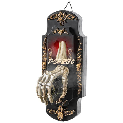 Motion Sensor Doorbell Spray Prop with Sound and Light Effects for Halloween Decorations