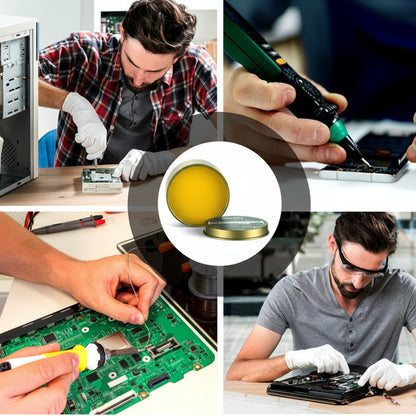 Soldering Flux Paste with Lead Free Formula and Iron Box Container