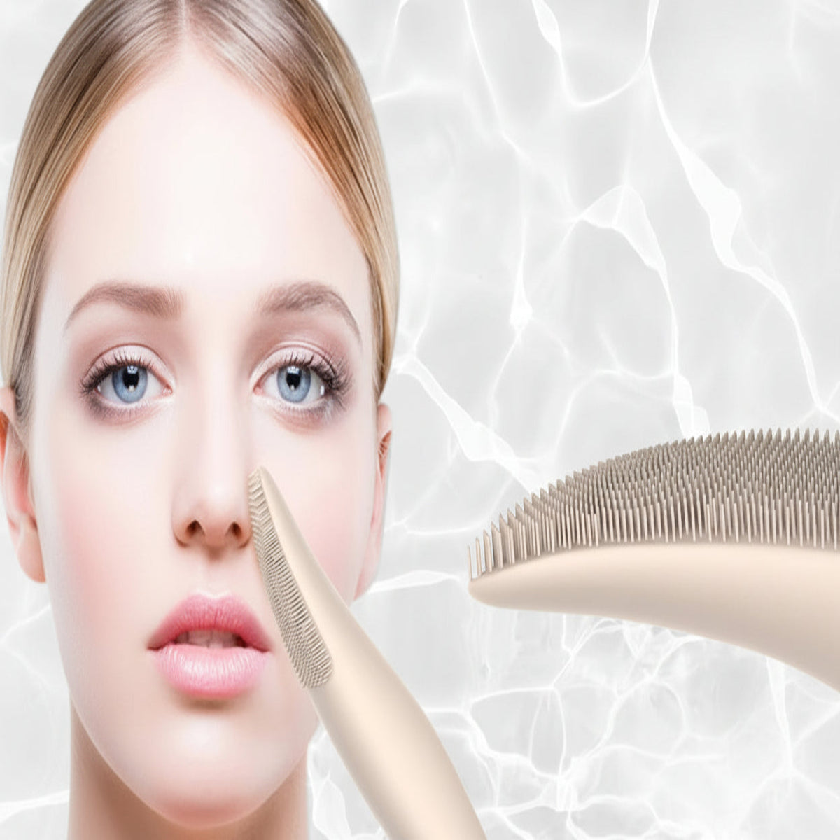 Facial Cleansing Brush with 5 Modes and Silicone Head, Makeup Remover and Massager