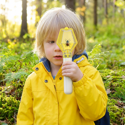Insect Catcher with 6X Magnifying Lens and Clear Container for Kids