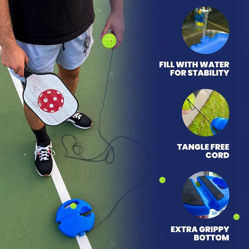 Luminous Pickleball Trainer with Extra-Grippy Base