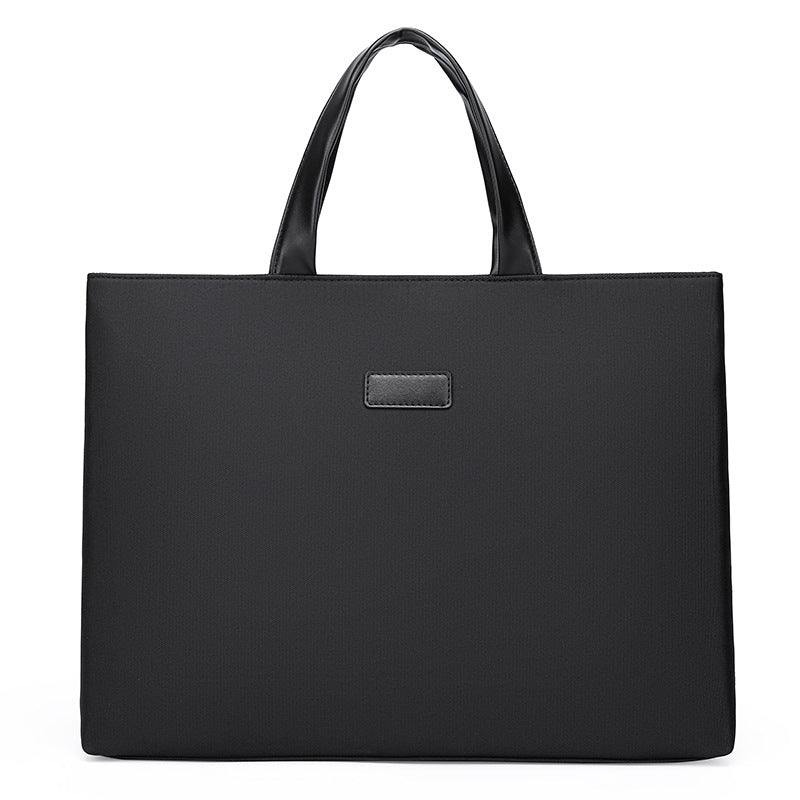 Laptop Tote Bag with Weather Resistant Fabric and Shoulder Strap for 15 Inch Laptops
