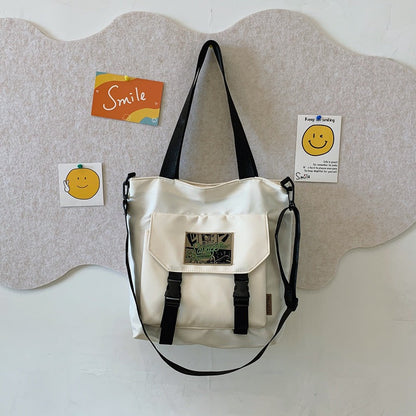 Convertible Shoulder and Crossbody Bag with Adjustable Strap and Multiple Compartments