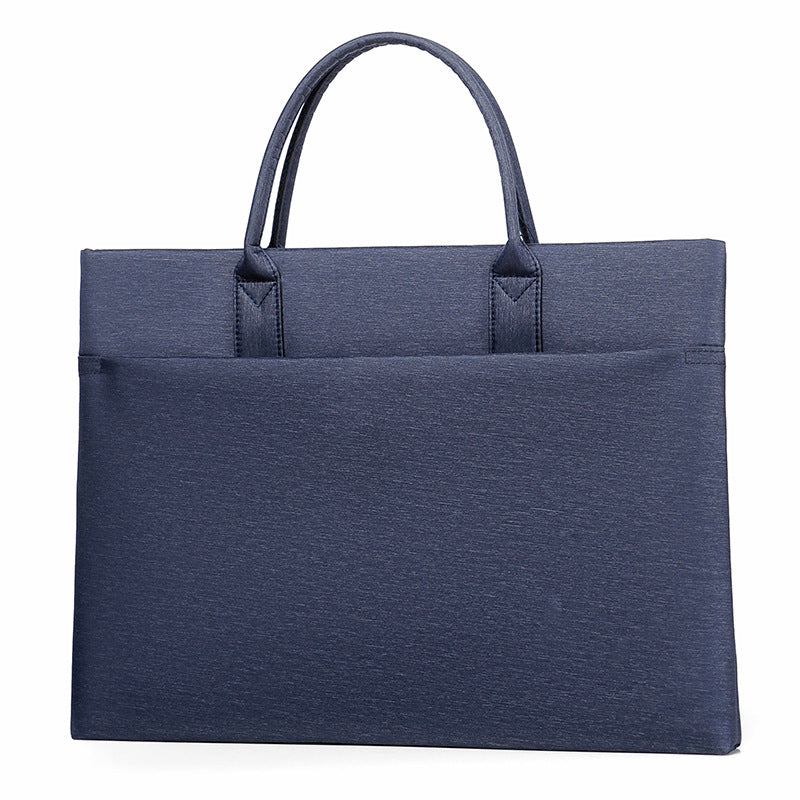 Document Tote Bag with Structured Design and Shoulder Carry Options