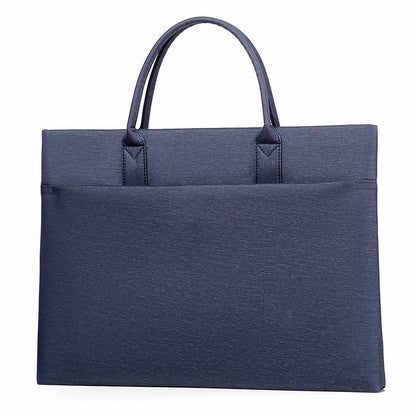Document Tote Bag with Structured Design and Shoulder Carry Options