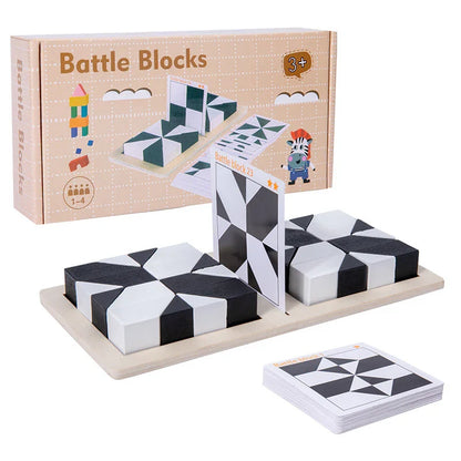 Pocket Size Dual Color Logic Puzzle Game for Kids and Adults in 1 Player and 2 Player Sets