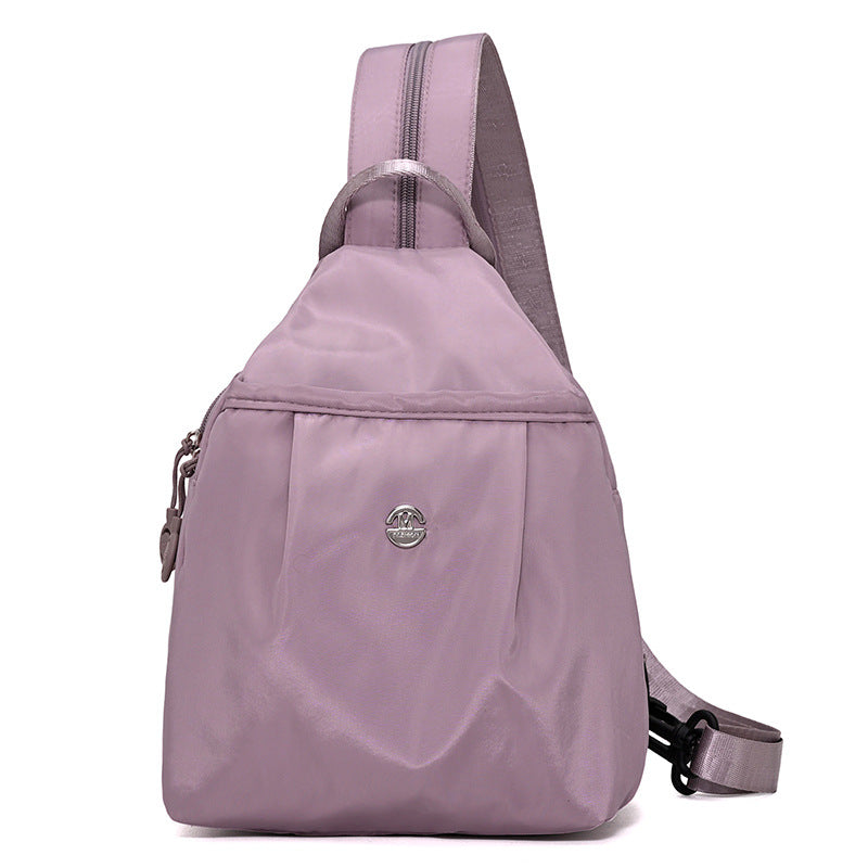 Crossbody Sling Backpack with Adjustable Strap and Multiple Compartments