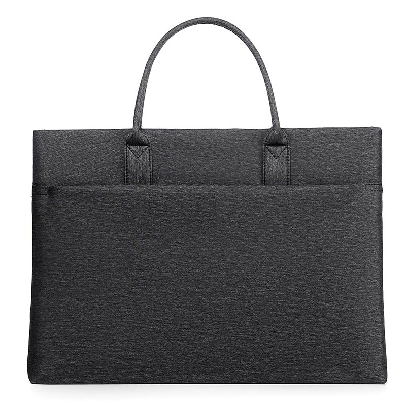 Document Tote Bag with Structured Design and Shoulder Carry Options