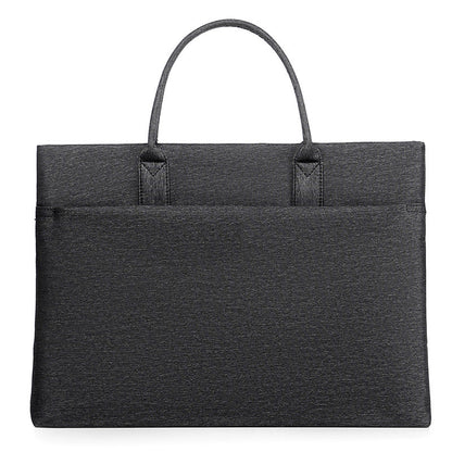 Document Tote Bag with Structured Design and Shoulder Carry Options