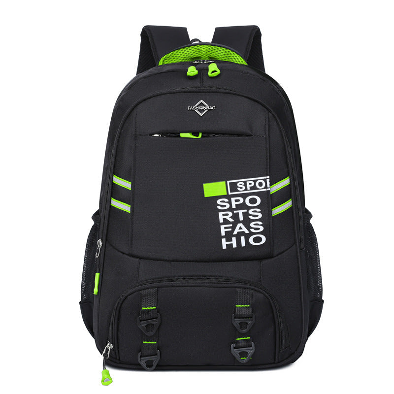 Sports Backpack with Wide Opening and Water Resistant Fabric for Gym and Campus