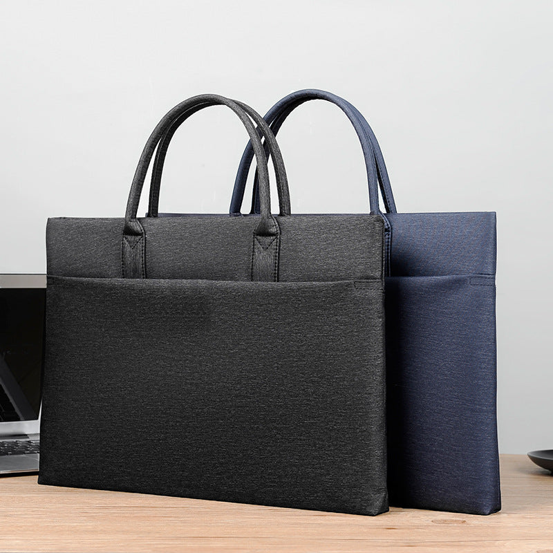 Document Tote Bag with Structured Design and Shoulder Carry Options
