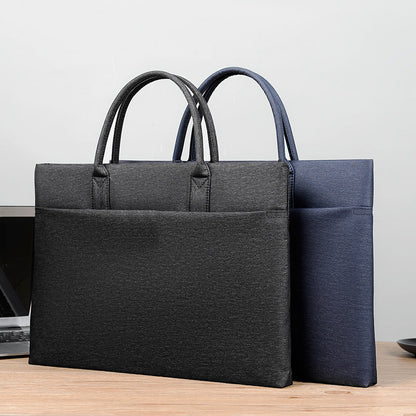 Document Tote Bag with Structured Design and Shoulder Carry Options