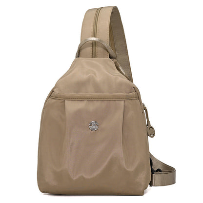 Crossbody Sling Backpack with Adjustable Strap and Multiple Compartments