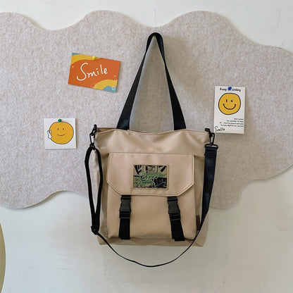 Convertible Shoulder and Crossbody Bag with Adjustable Strap and Multiple Compartments