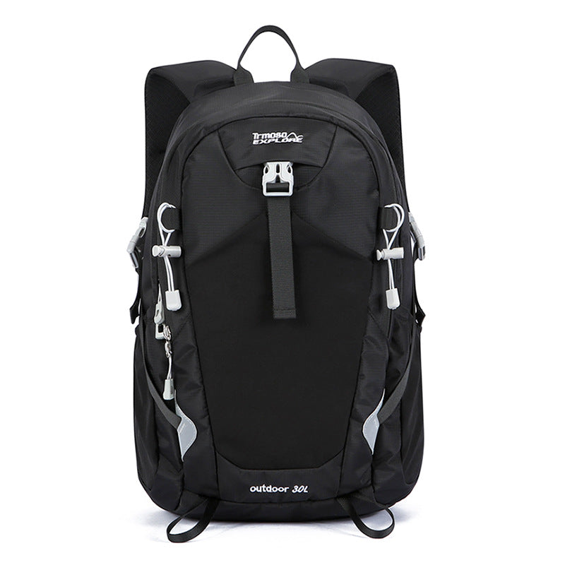 Hiking Backpack with Moisture Resistant Nylon and Mesh Bottle Pockets
