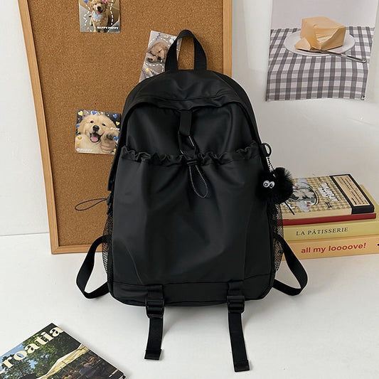 Daily Backpack with Padded Adjustable Straps and Water Resistant Fabric, Mesh Side Pockets