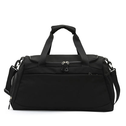Weather Resistant Sports Duffel Bag with Padded Carry Handles and Adjustable Strap for Gym